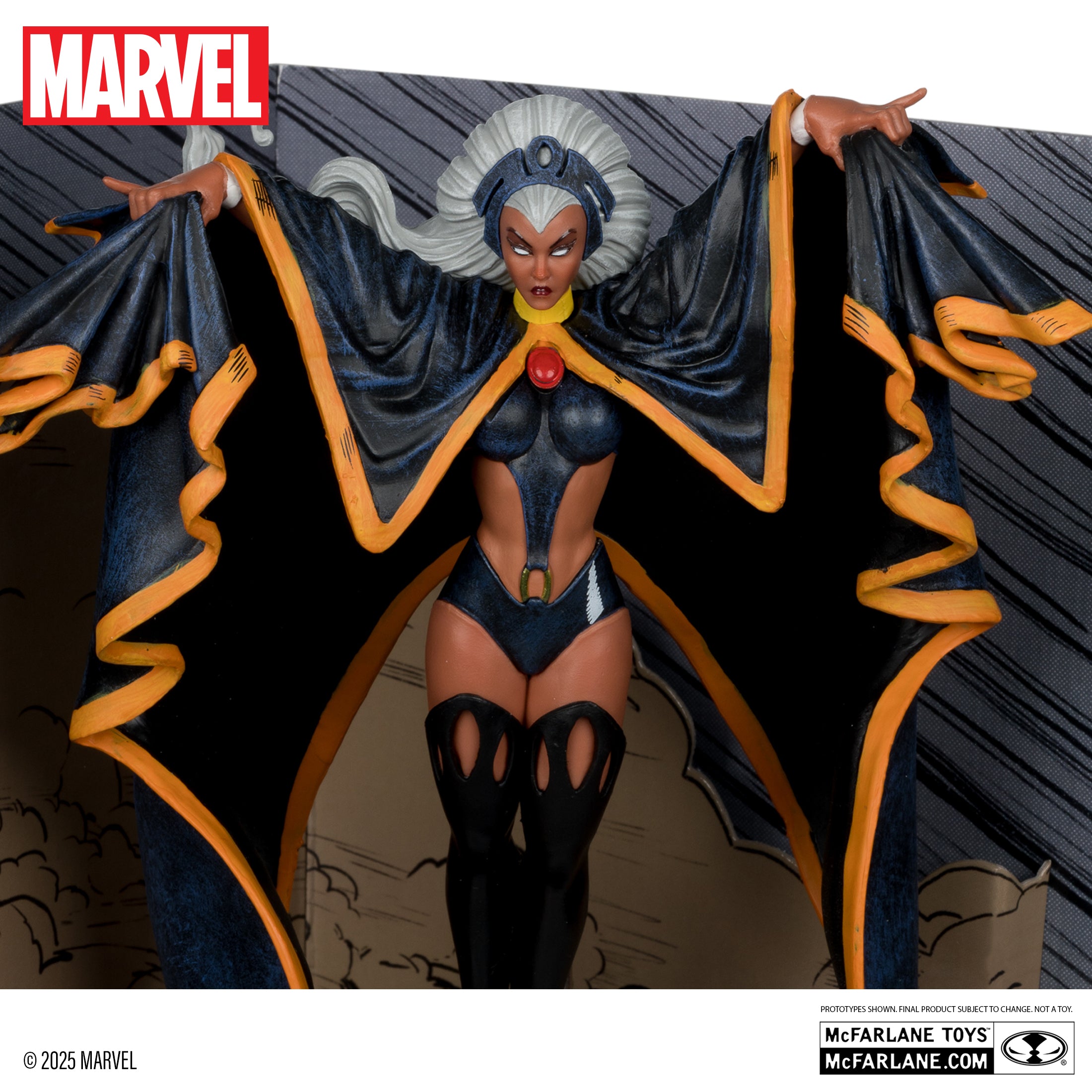 McFarlane Toys - Storm 1/10th Scale Premium Figure w/Scene (From Marvel Tales Ft. Spider-Man and The X-Men #236)