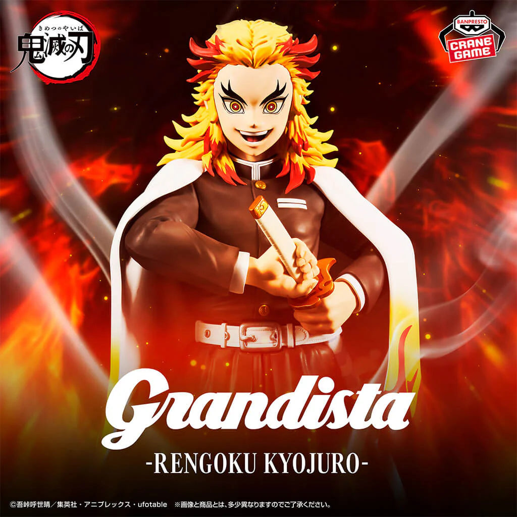 Banpresto Demon Slayer Grandista Kyojuro Rengoku Prize Figure