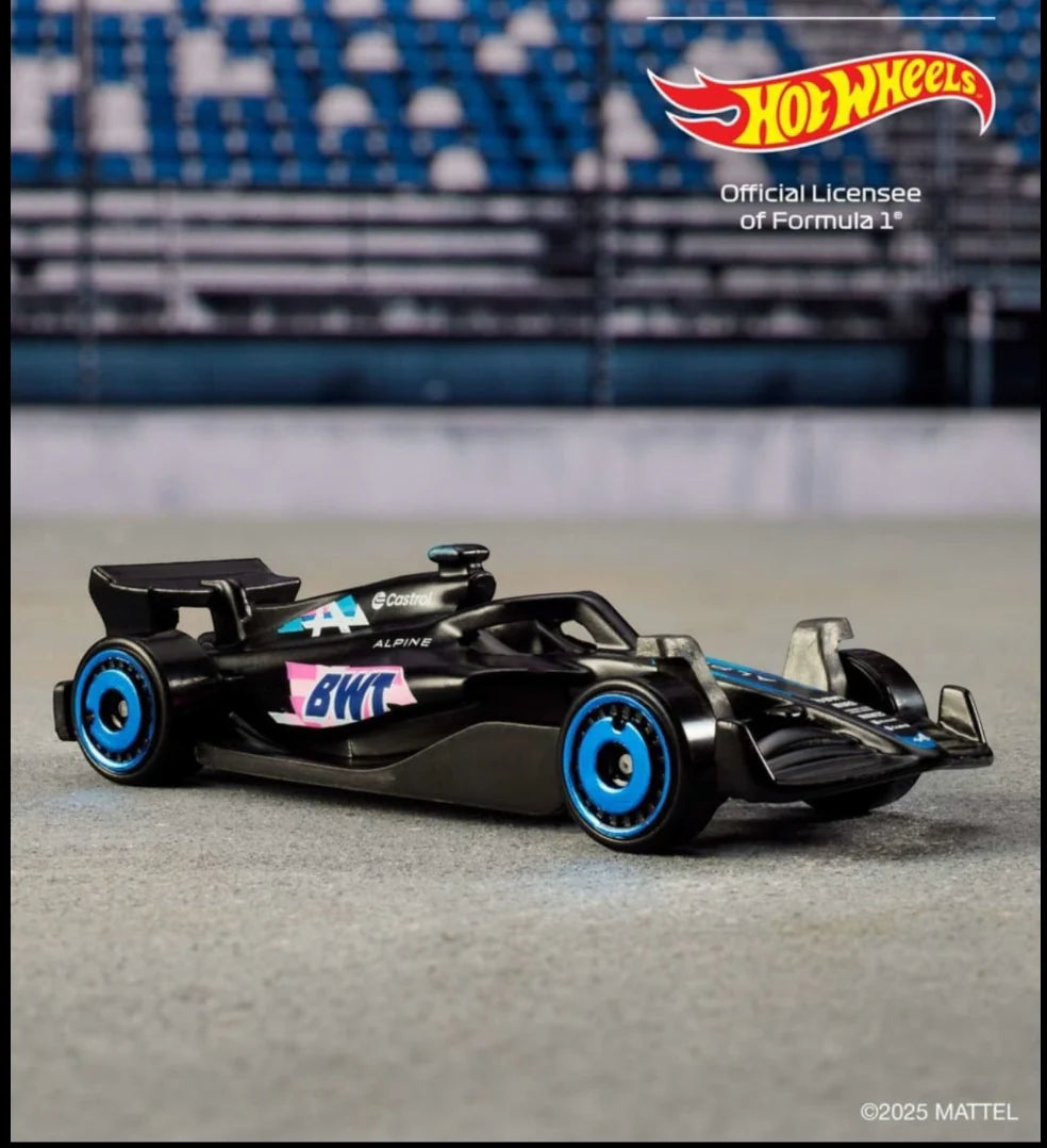 Hot Wheels Formula One (F1) Pack of 5 - 1:64th Scale Die-Cast Cars