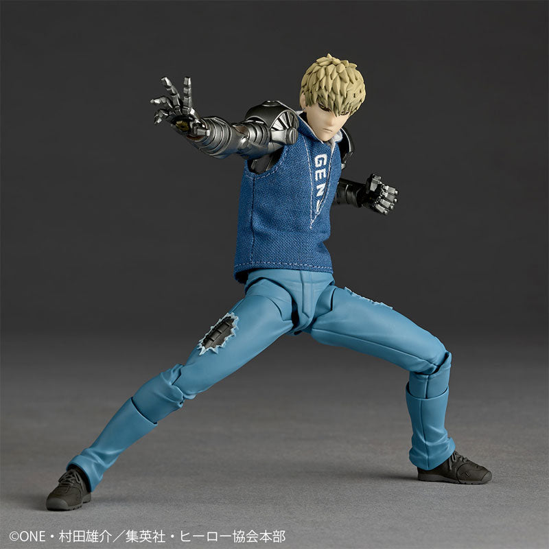 Kaiyodo - Revoltech Amazing Yamaguchi One-Punch Man Genos The Demon Cyborg Premium Non-Scale Action Figure