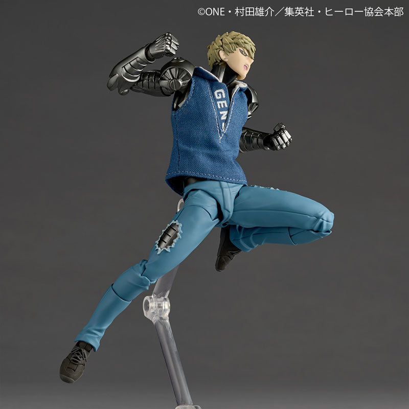 Kaiyodo - Revoltech Amazing Yamaguchi One-Punch Man Genos The Demon Cyborg Premium Non-Scale Action Figure