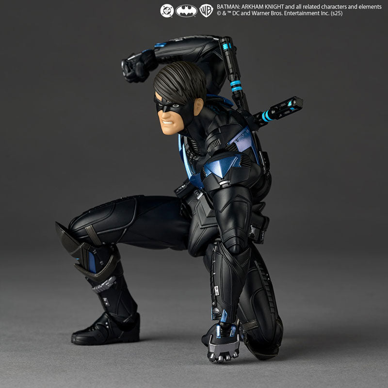 Kaiyodo - Revoltech Amazing Yamaguchi Batman: Arkham Knight Nightwing Premium Non-Scale Action Figure