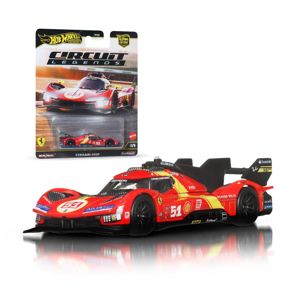 Hot Wheels Car Culture Circuit Legends Ferrari 499P 1:64th Scale Die-Cast Car