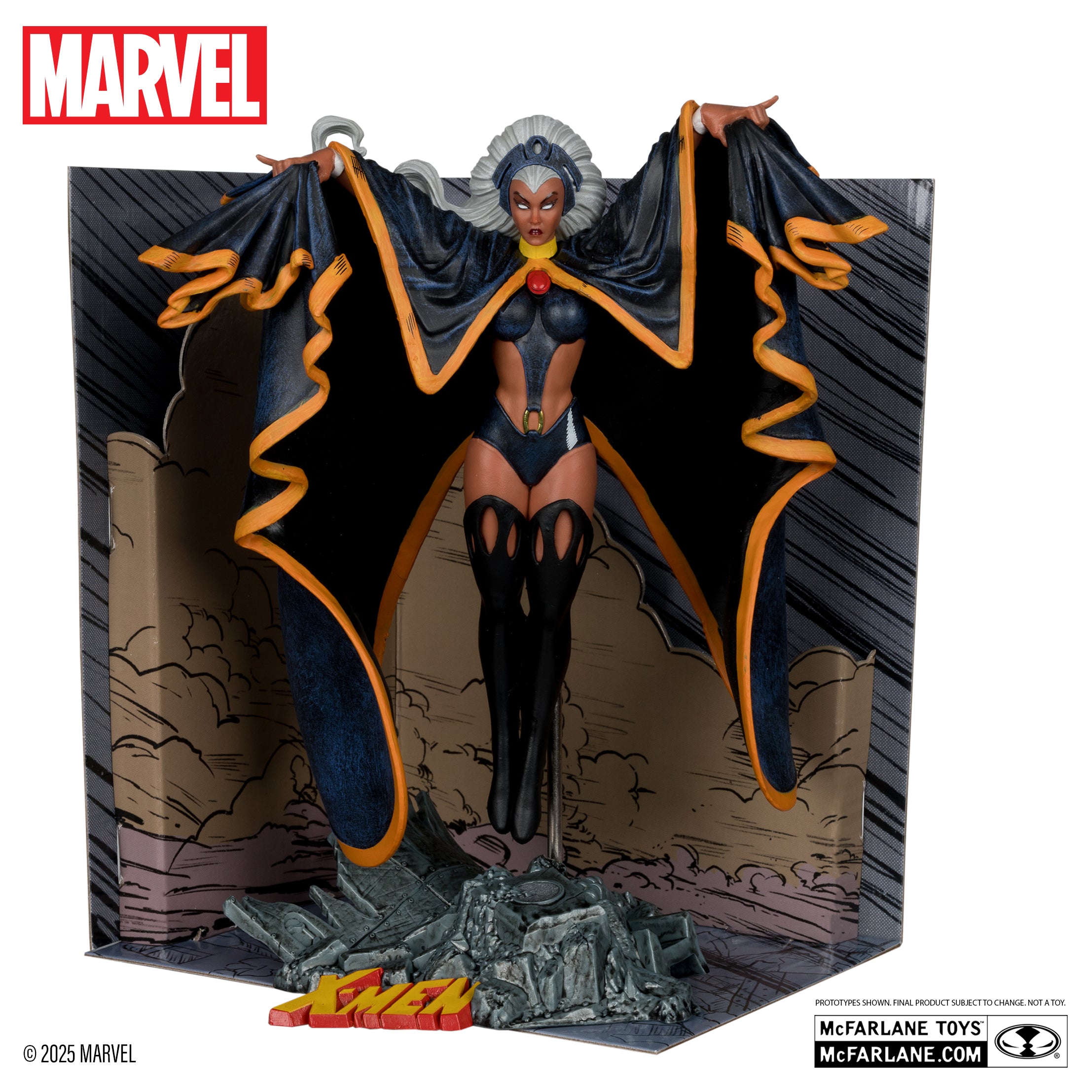 McFarlane Toys - Storm 1/10th Scale Premium Figure w/Scene (From Marvel Tales Ft. Spider-Man and The X-Men #236)