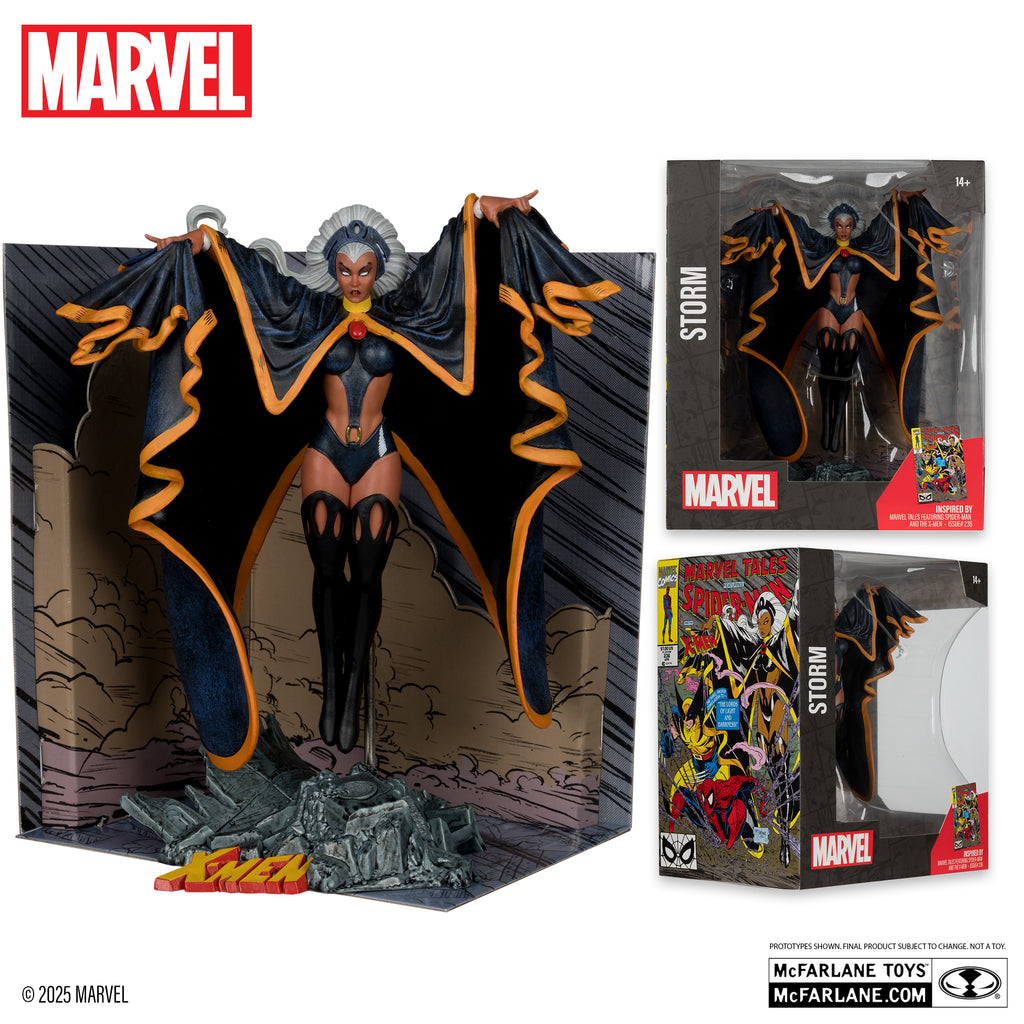McFarlane Toys - Storm 1/10th Scale Premium Figure w/Scene (From Marvel Tales Ft. Spider-Man and The X-Men #236)
