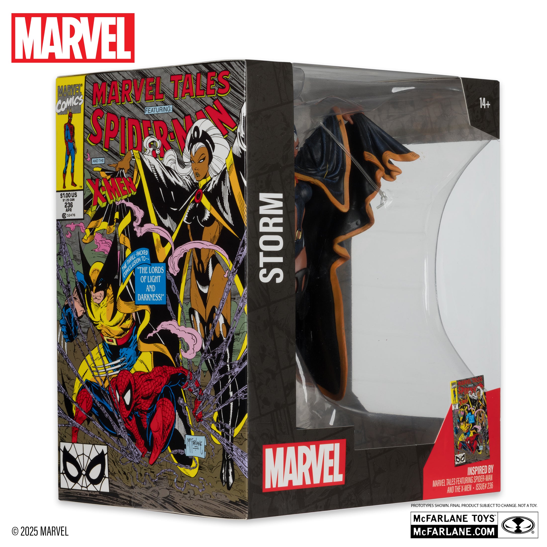 McFarlane Toys - Storm 1/10th Scale Premium Figure w/Scene (From Marvel Tales Ft. Spider-Man and The X-Men #236)