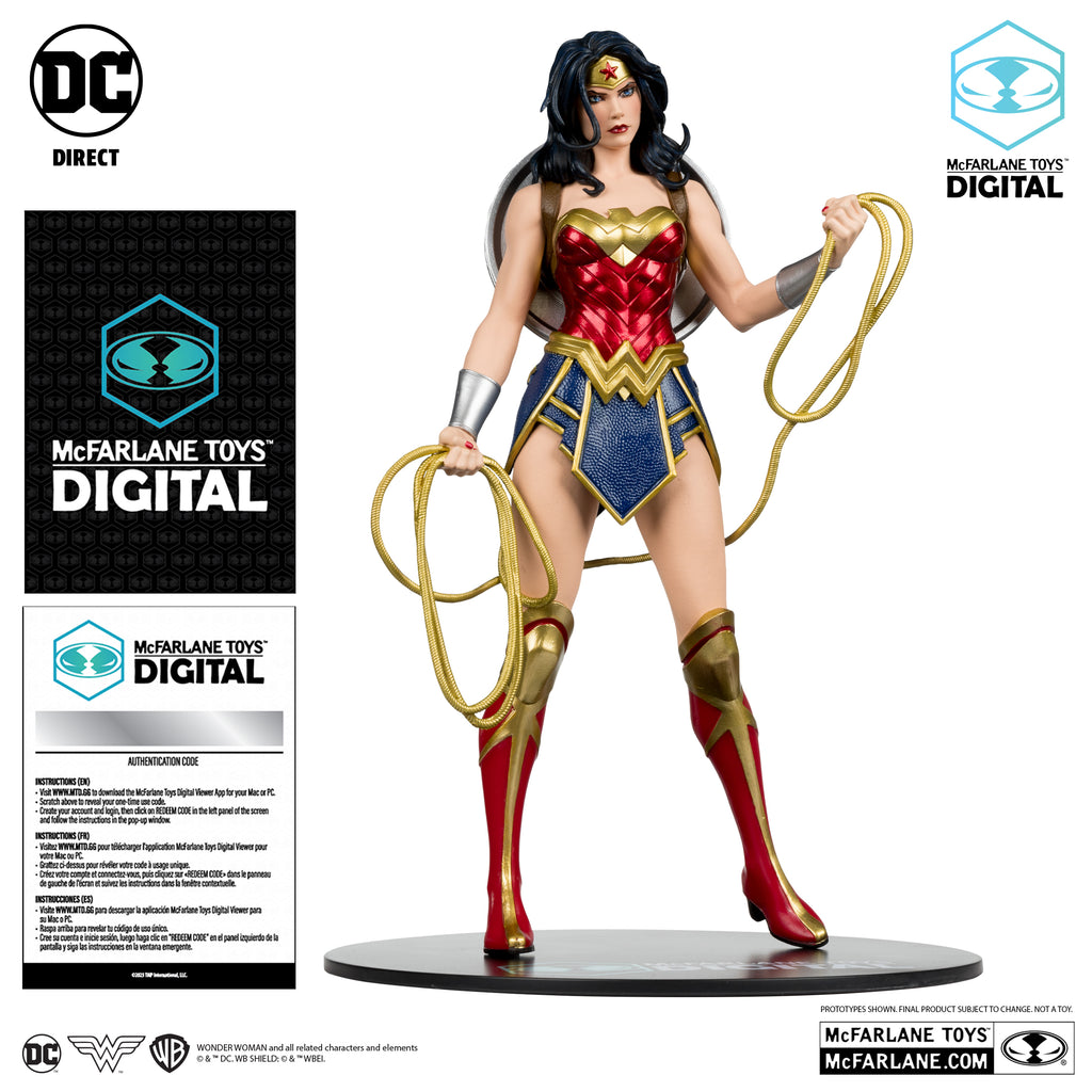 McFarlane Toys - Wonder Woman by Jim Lee 1/6th Scale Premium Posed Figure w/McFarlane Toys Digital Collectible