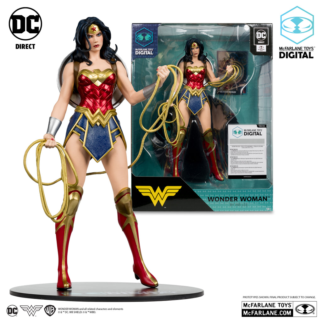 McFarlane Toys - Wonder Woman by Jim Lee 1/6th Scale Premium Posed Figure w/McFarlane Toys Digital Collectible