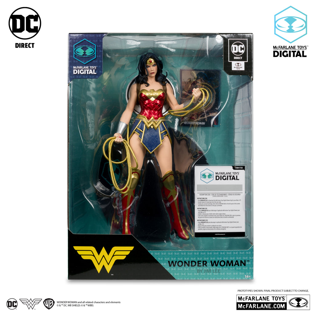 McFarlane Toys - Wonder Woman by Jim Lee 1/6th Scale Premium Posed Figure w/McFarlane Toys Digital Collectible