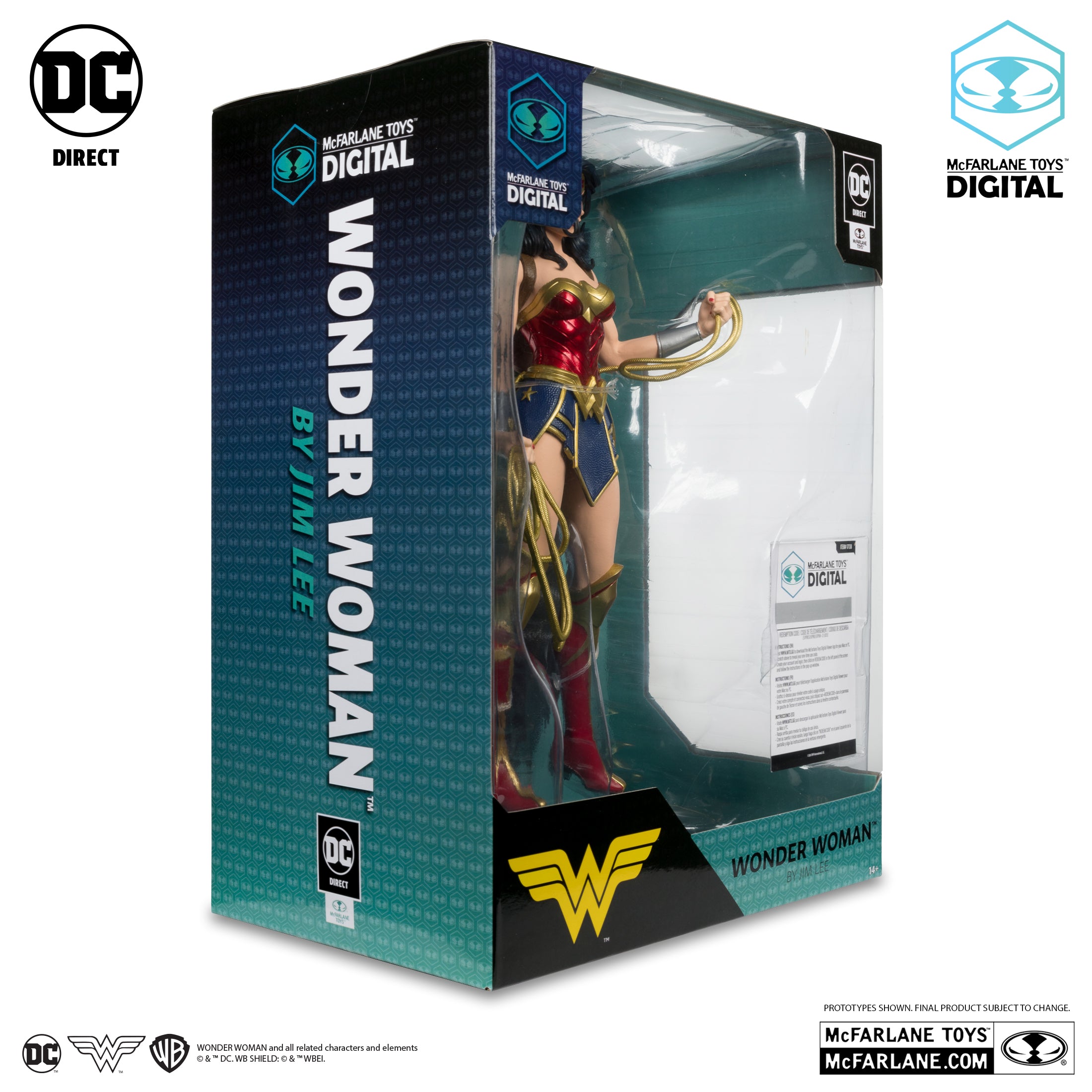 McFarlane Toys - Wonder Woman by Jim Lee 1/6th Scale Premium Posed Figure w/McFarlane Toys Digital Collectible