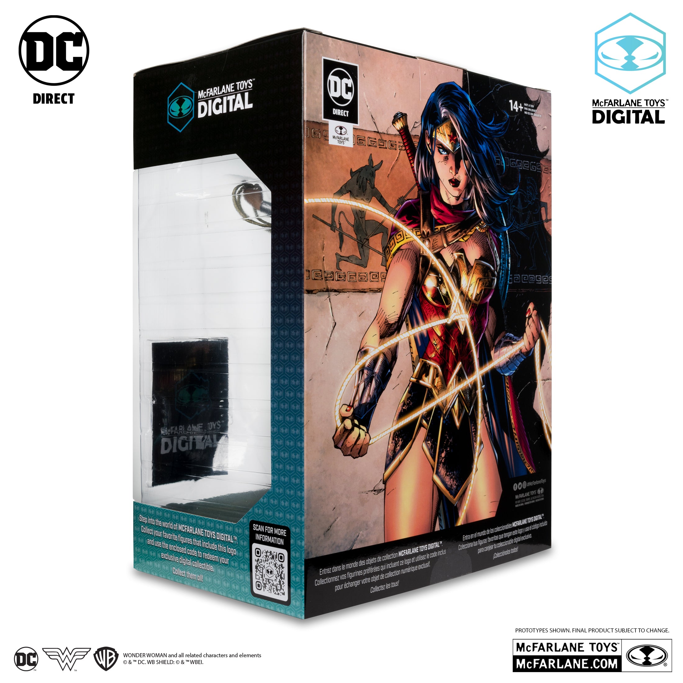 McFarlane Toys - Wonder Woman by Jim Lee 1/6th Scale Premium Posed Figure w/McFarlane Toys Digital Collectible