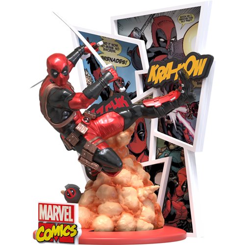 Beast Kingdom - Marvel Comics Deadpool (Metallic Ver.) D-Stage Premium Non-Scale Statue