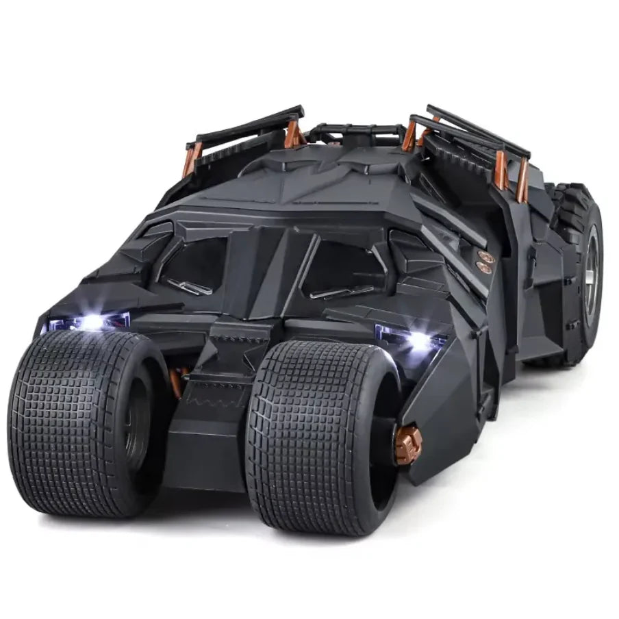 QY Toys The Dark Knight Trilogy: Batman Tumbler Batmobile 1:18th Scale Die-Cast Car (with Light + Sound + Mist Effects)