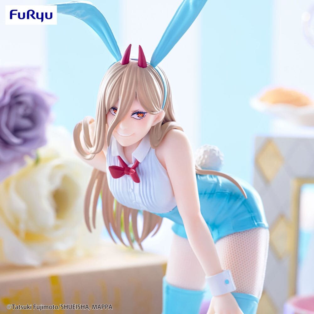 FuRyu Chainsaw Man BiCute Bunnies Power Prize Figure (Light Blue Ver.)
