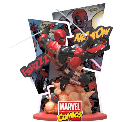 Beast Kingdom - Marvel Comics Deadpool (Metallic Ver.) D-Stage Premium Non-Scale Statue