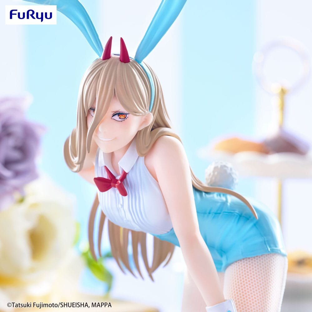 FuRyu Chainsaw Man BiCute Bunnies Power Prize Figure (Light Blue Ver.)