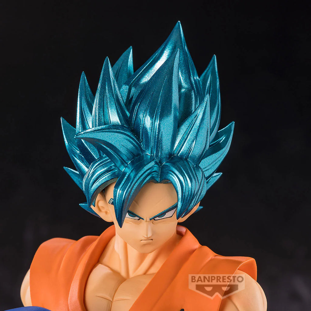 Banpresto Dragon Ball Super Blood of Saiyans SSG Blue Goku Prize Figure