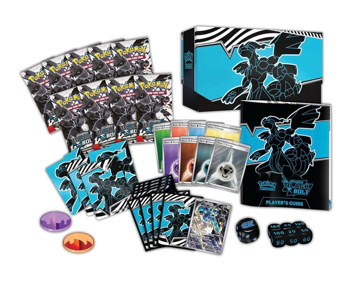 Pokémon TCG: Scarlet & Violet - Black Bolt Elite Trainer Box (English)