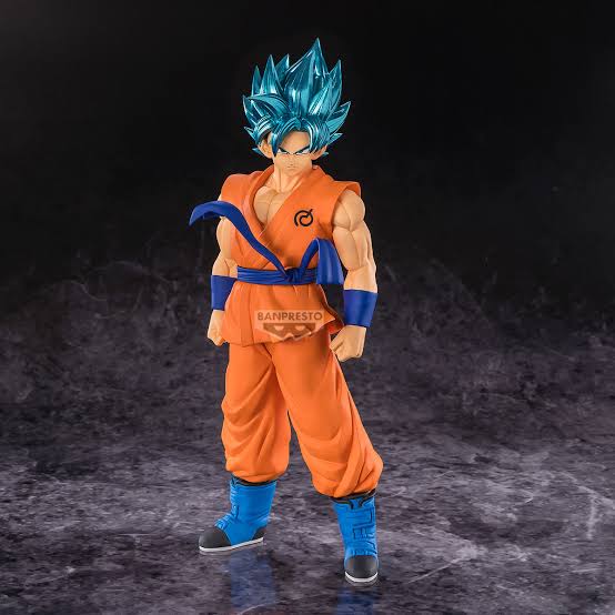Banpresto Dragon Ball Super Blood of Saiyans SSG Blue Goku Prize Figure