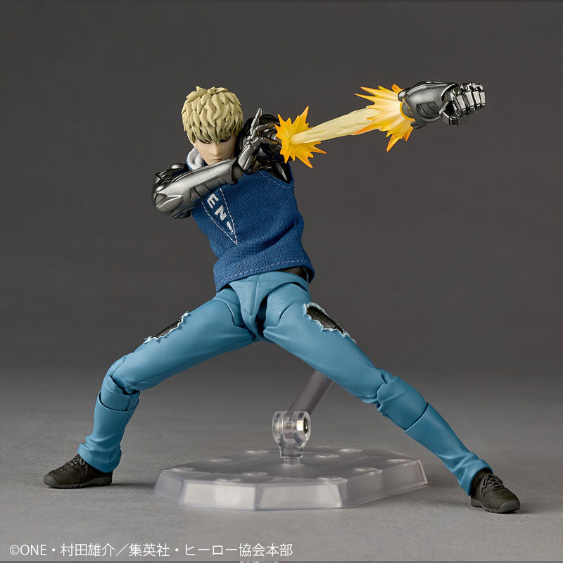 Kaiyodo - Revoltech Amazing Yamaguchi One-Punch Man Genos The Demon Cyborg Premium Non-Scale Action Figure