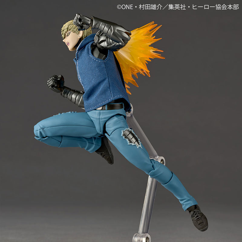 Kaiyodo - Revoltech Amazing Yamaguchi One-Punch Man Genos The Demon Cyborg Premium Non-Scale Action Figure