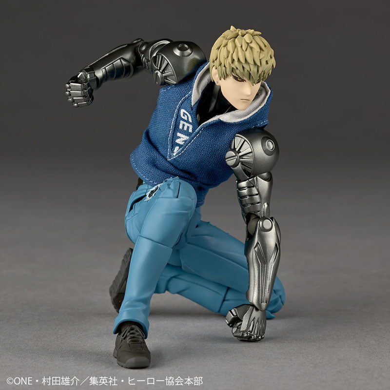 Kaiyodo - Revoltech Amazing Yamaguchi One-Punch Man Genos The Demon Cyborg Premium Non-Scale Action Figure