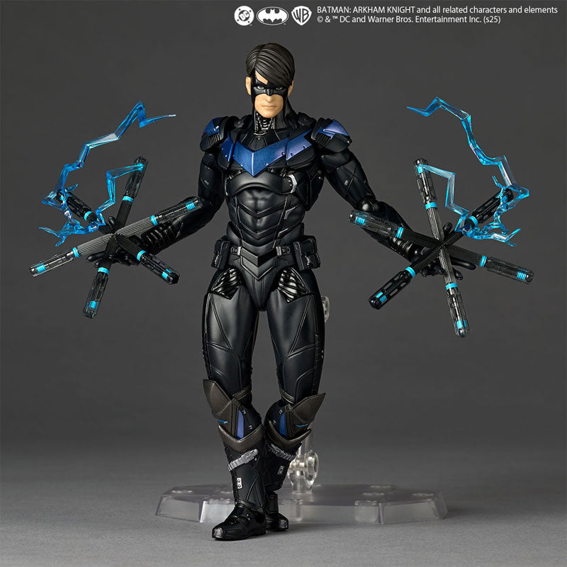Kaiyodo - Revoltech Amazing Yamaguchi Batman: Arkham Knight Nightwing Premium Non-Scale Action Figure