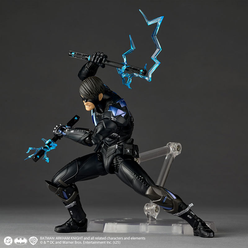 Kaiyodo - Revoltech Amazing Yamaguchi Batman: Arkham Knight Nightwing Premium Non-Scale Action Figure