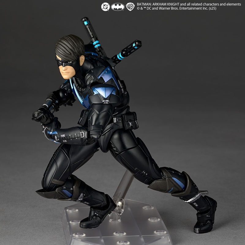 Kaiyodo - Revoltech Amazing Yamaguchi Batman: Arkham Knight Nightwing Premium Non-Scale Action Figure