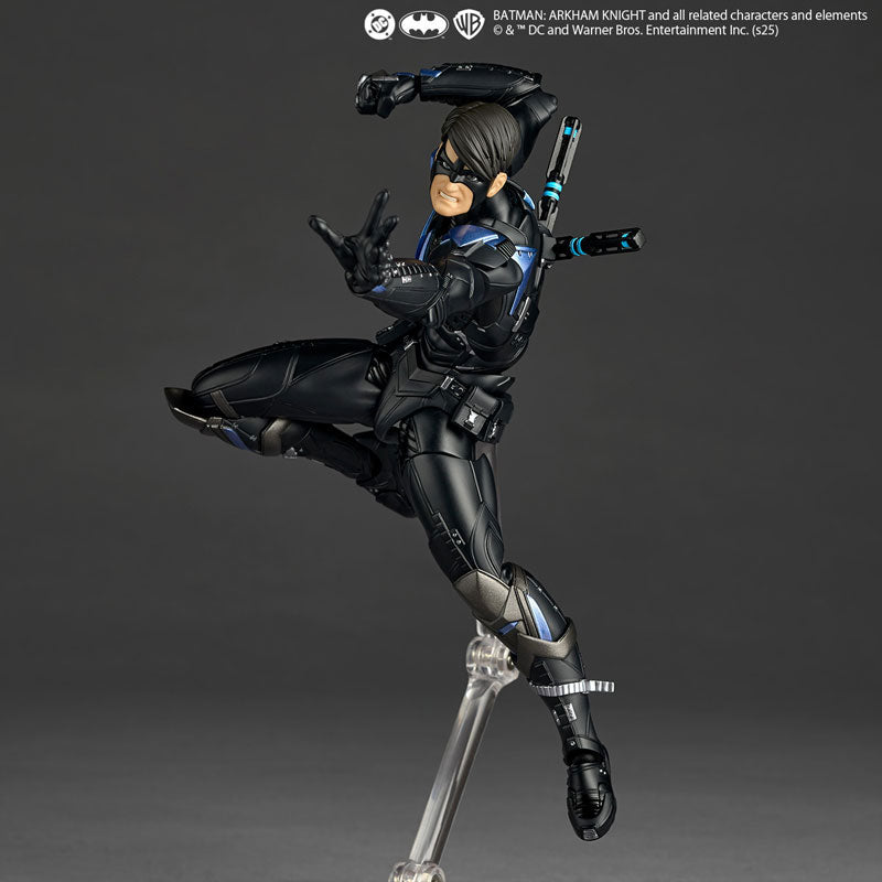 Kaiyodo - Revoltech Amazing Yamaguchi Batman: Arkham Knight Nightwing Premium Non-Scale Action Figure