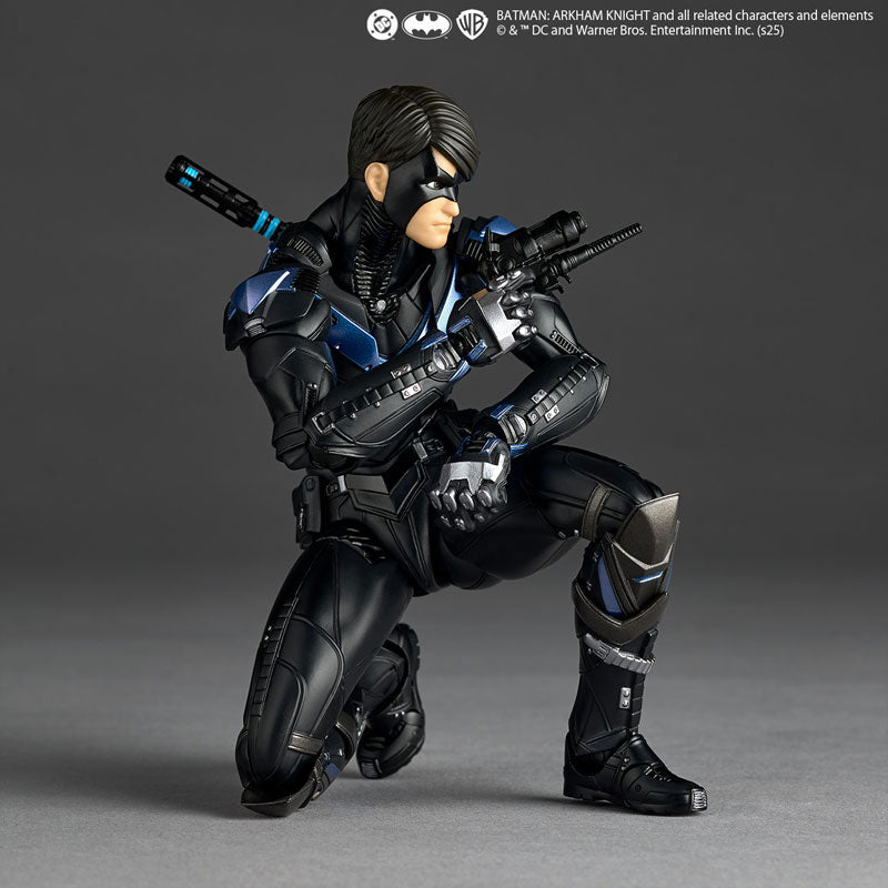 Kaiyodo - Revoltech Amazing Yamaguchi Batman: Arkham Knight Nightwing Premium Non-Scale Action Figure