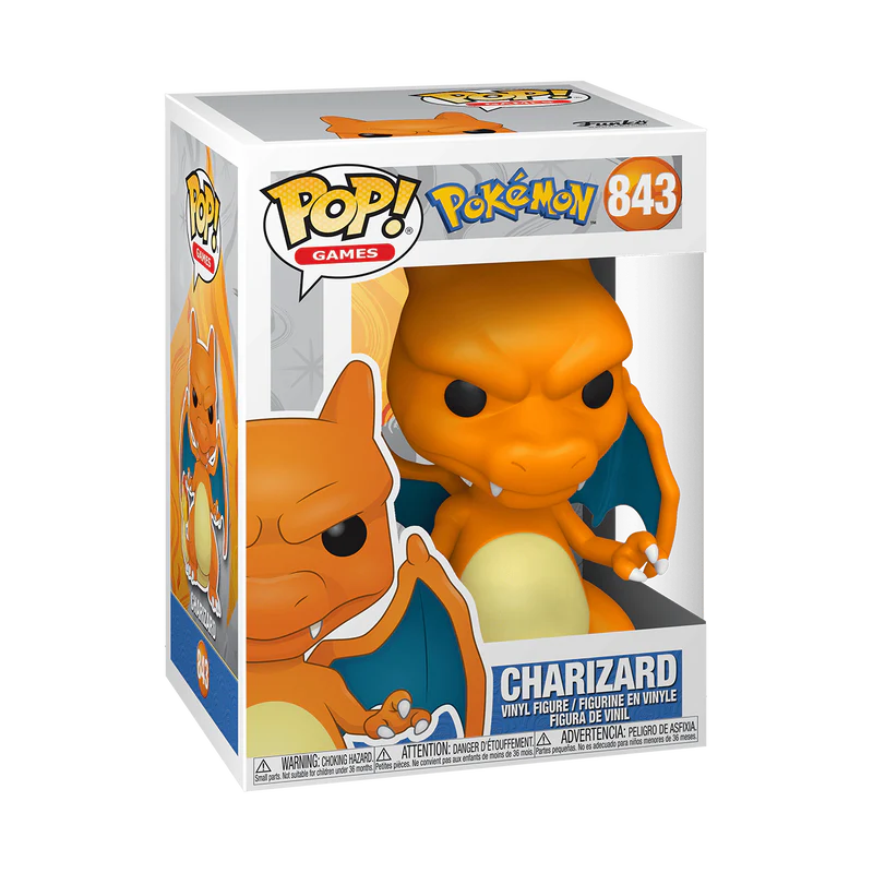 Pokémon: Charizard #843 Funko Pop! Vinyl Collectible Figure