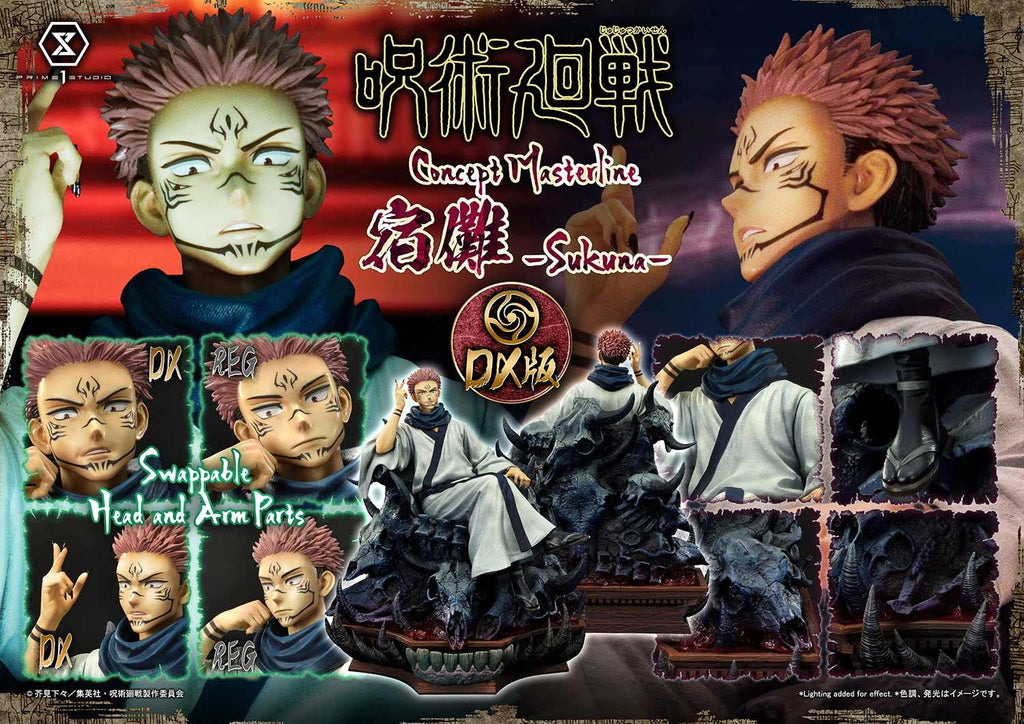 Prime 1 Studio - Jujutsu Kaisen Concept Masterline Sukuna Deluxe 1/6th Scale Premium Statue